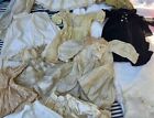 Old Antique Vintage Doll Clothes Dress Lot French German Bisque