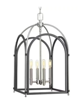 Progress Lighting P500039-143 Briarwood 1-Light Mini Pendant – Graphite Finish - Image 1 of 2