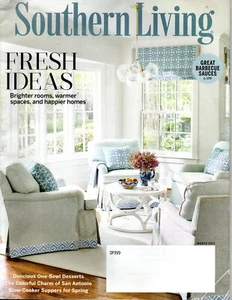 Southern Living Magazine March 2021 Fresh Ideas Brighter Rooms Warmer Spaces - Picture 1 of 1