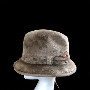 Vintage 1950’s Scarce STETSON Long Hair Beaver Fedora Hat. 7-1/4 - Picture 1 of 15