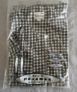 vintage mens 60s DIRECTOR shorty pajama cotton D USA - Picture 1 of 5