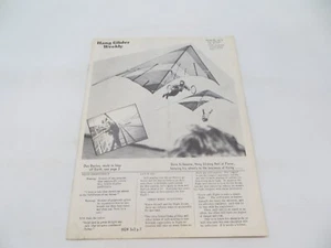 HANG GLIDER WEEKLY Issue #5 Vol 3 August 1975 vintage Newsletter Paper - Foto 1 di 7