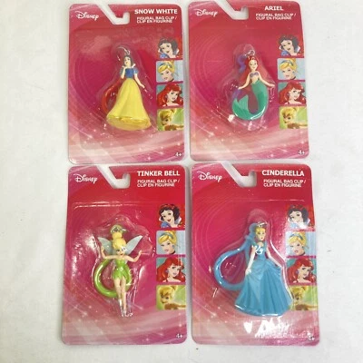 Disney Princesa Micro Colección Set de 4 Cenicienta Ariel Campanilla Blancanieves Foto 1 de 4
