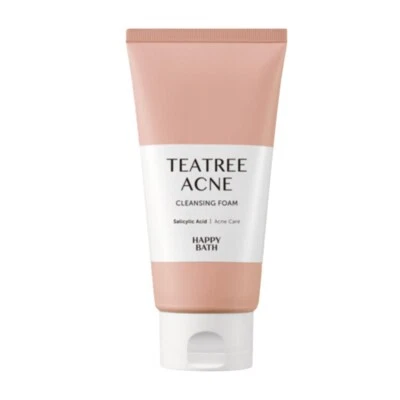 [HAPPY BATH] Tea Tree Acne Cleansing Foam - 150g / Free Gift