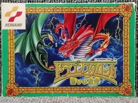 Konami Famicom Soft Dragon Scroll Revive Devil Used