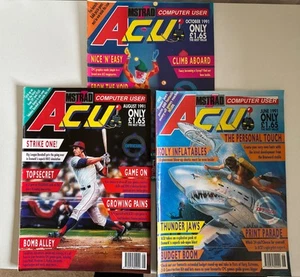 Amstrad Computer User Magazines X 3. June August And October 1991 - Zdjęcie 1 z 1