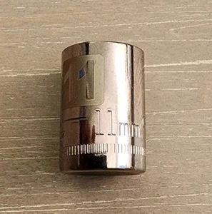 Craftsman USA 11mm Socket 6 Point 1/4" Drive Inverted G2D 34607 Easy Read - Bild 1 von 5