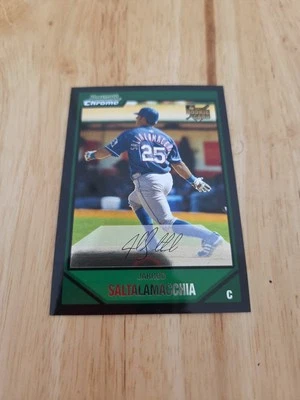 2007 Bowman Draft Picks & Prospects Chrome Jarrod Saltalamacchia #BDP26 Rangers - Image 1 of 2