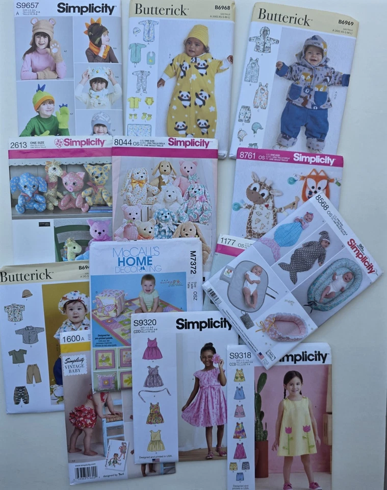 Sewing Patterns Lot-Kids Sewing Patterns-Baby and Toddler's Sewing Patterns - Image 1 of 4
