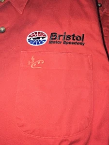 Bristol Motor Speedway NASCAR Button Up Shirt XL Chase Authentics Long Sleeve - Picture 1 of 3