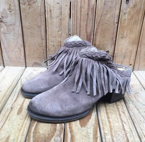 Freebird by steven 'LUCY' Suede Slip on gray women's casual shoes US 10 UK 7.5-8 - Picture 1 of 15