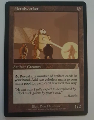 Metalworker LP MTG Magic the Gathering Urza's Destiny Reserved List - Image 1 of 4