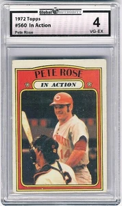 1972 Topps Pete Rose In Action #560 GAI 4 VG-EX - Picture 1 of 1