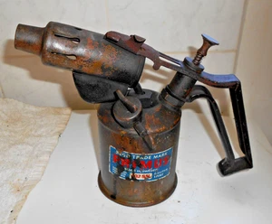 VINTAGE 1960s PRIMUS NO 632SN BRASS SOLDERING BLOW TORCH MADE IN SWEDEN - Bild 1 von 7