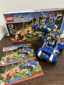 Lego Jurassic World T-Rex Tracker 75918 MISSING TREX AND DIRTBIKE - Picture 1 of 5