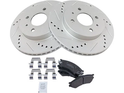 For 1991-2002 Saturn SL2 Brake Pad and Rotor Kit Front 61878DSJS 2001 1992 1993 - Изображение 1 из 2