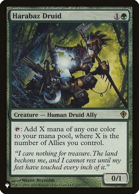 Harabaz Druid MTG Everyone's Invited Secret Lair Rare NM x1 - Magic Card - Image 1 of 1