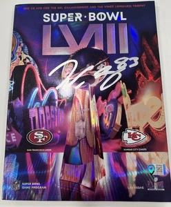 Noah Gray Signed Autographed Super Bowl LVIII Game Program Chiefs - Picture 1 of 7