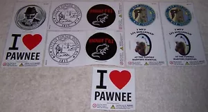 Parks and Recreation TV Show Sticker Lot - Picture 1 of 4