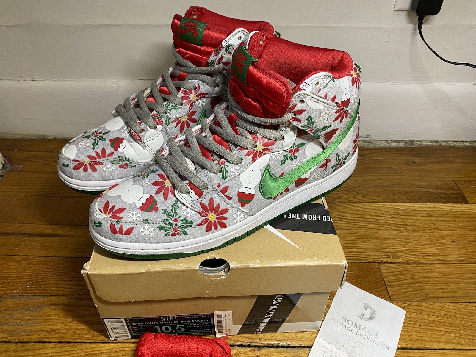 ugly christmas sweater dunks