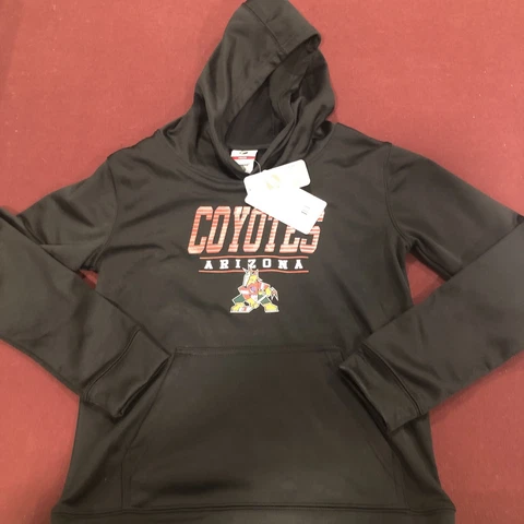 Official NHL Arizona Coyotes Sweatshirt Hoodie Youth L NWT Cover