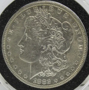 1882 O Morgan Silver Dollar - Picture 1 of 4