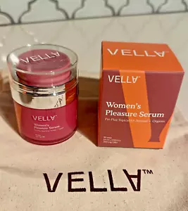 New in Box VELLA Pleasure Serum Topical Arousal Cream Moisturizer FREE Pouch - Picture 1 of 4