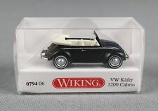 WIKING 079406/0794 06 (H0, 1:87) VW Käfer 1200 Cabrio - schwarz NEUHEIT 2023