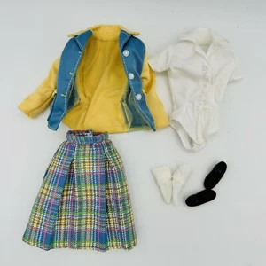Barbie Doll Outfit Skirt Jacket Top Socks Shoes Loves Frank Sinatra Fashion - Picture 1 of 2