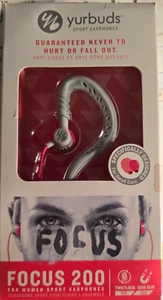JBL Yurbuds Focus 200 Behind-the-Ear Sport Kopfhörer, rot - Bild 1 von 3