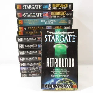 Stargate SG 1 & Stargate Paperback Books Lot of 16 1-8 Science Fiction T.V. Show - Picture 1 of 10