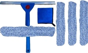 Squeegee Cleaner and Glass Wiper,14” Professional Window Cleaning Kit Squeegee f - Picture 1 of 7
