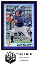 2010 Bowman Chrome Prospects Purple Refractors #BCP95 Slade Heathcott /999 ~A8HH