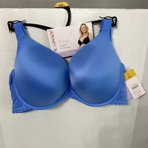 Joyspun moderner Damen-Tauch-BH gepolstert blau Spitze 42D neu mit Etikett - Bild 1 von 11