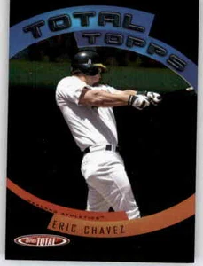 2005 Topps Total Total Topps Eric Chavez Foil Insert MLB PWE A's Athletics - Picture 1 of 2