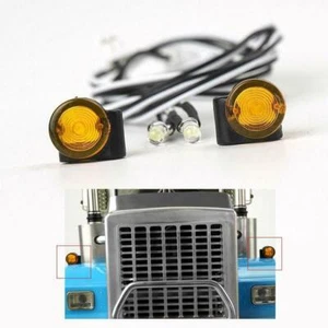 LESU Side Marker Lights Parts for Tamiya 1:14 RC Tractor Truck Trailer Car Model - Picture 1 of 5