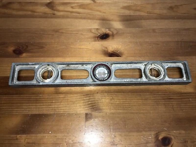 Antique 18" Mayes Bros. Level Aluminum Metal Port Austin Michigan - Image 1 of 4