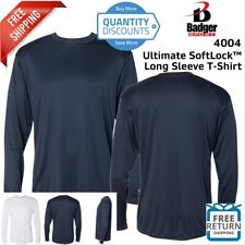 Badger Men Ultimate SoftLock Long Sleeve T-Shirt Performance 4004 Up To 3XL