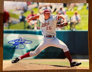 DREW STOREN HAND SIGNED AUTOGRAPH 8X10 PHOTO GTP WASHINGTON NATIONALS STANFORD - Picture 1 of 8