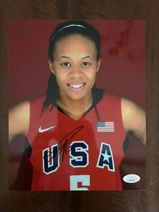 Seimone Augustus Hand Signed Autograph Olympic Gold WNBA Legend Rare JSA COA - Picture 1 of 6
