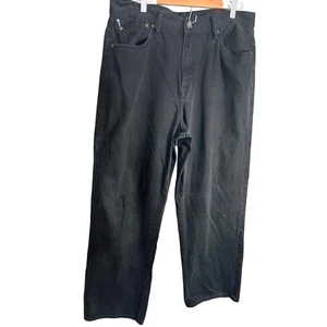 Ecko Untld Jeans Mens 36 Black Baggy Loose Fit Vintage Y2K Skater Hip Hop - Picture 1 of 16
