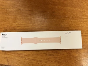 Apple Watch Bracelet Sport 38mm Rose Sable Acier Inoxydable Broche - NEUF - Photo 1 sur 2