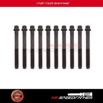 For Mitsubishi Expo LRV Lancer Mirage 92-02 Engine Head Bolts 2.0 1.8L 4G94 4G93 Foto 1 de 4