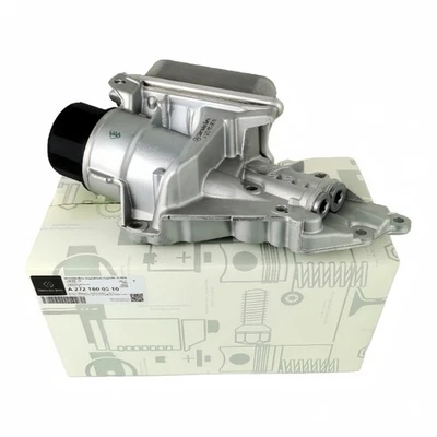 Oil Filter Housing & Oil Cooler Fits For Mercedes Benz W463 X164 W164 W203 C230 Foto 1 de 4