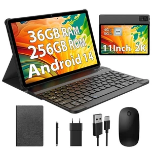 Tablette 11 Pouces Android 14 tablettes tactiles Con 4G LTE /5G WiFi 36GB RAM... - Photo 1/6