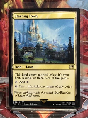 Starting Town (Non-foil) Final Fantasy 0289 Rare MTG - Image 1 of 2