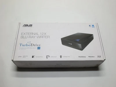 Grabadora Blu-Ray USB 12x externa ASUS para Apple Mac Windows, BW-12D1S-U Foto 1 de 4