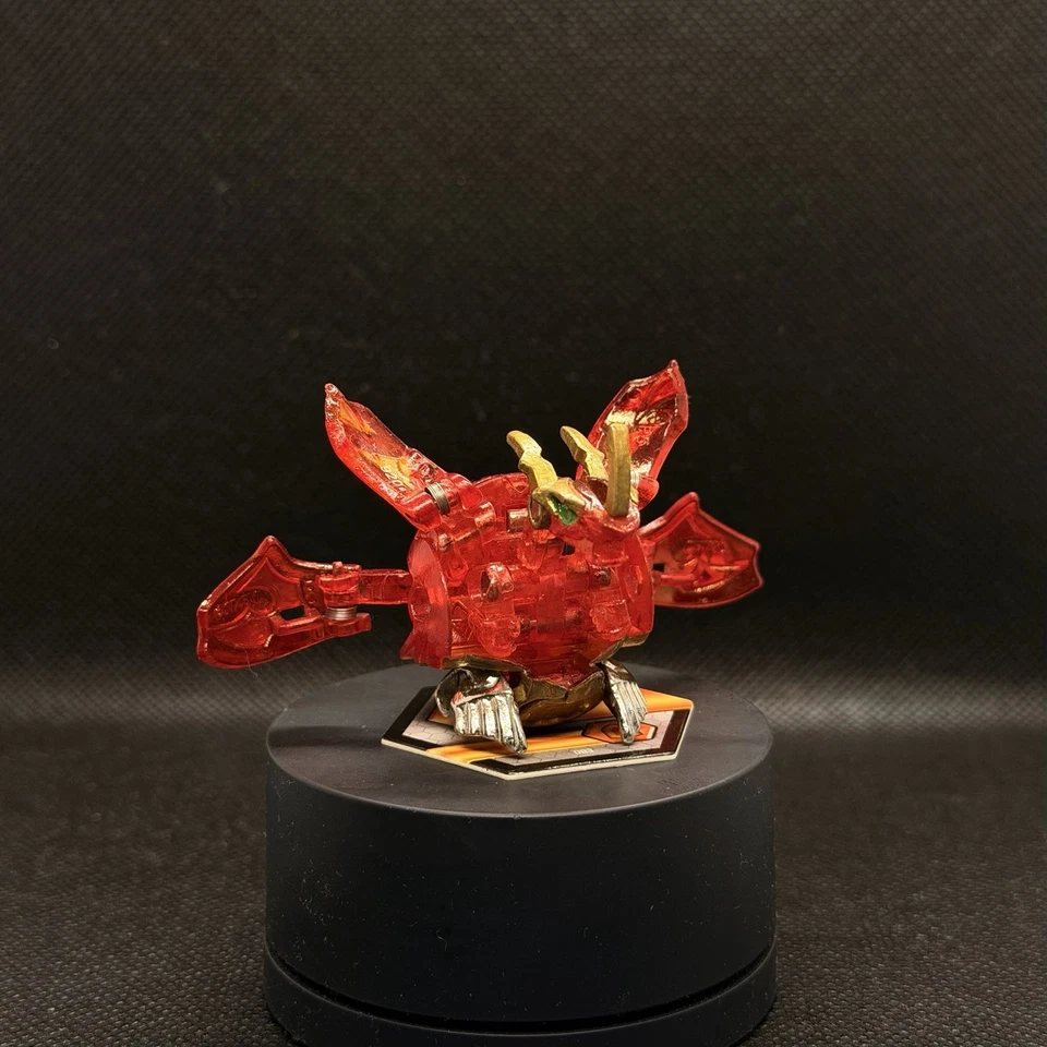 Bakugan Battle Brawlers Mutant Pyrus Mercury Dragonoid Translúcido REFUNDIDO + METALES Foto 1 de 4