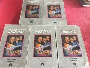 5 Star Trek VHS Tapes: The Collectors Editions, New (Factory Sealed) See Photos - Picture 1 of 11