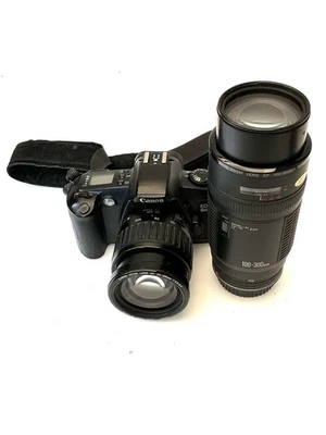 Фотоаппарат Canon EOS Rebel G + объективы 100-300 м f5.6 и 35-105 мм f4.5-5.6 - Изображение 1 из 2